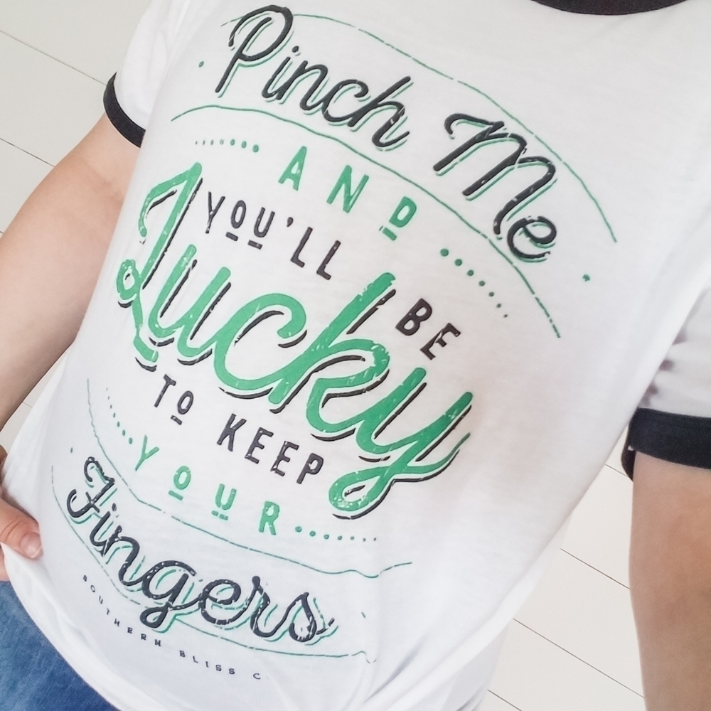 Boutique Pinch Me Sassy Jersey Knit Short Sleeved Tee